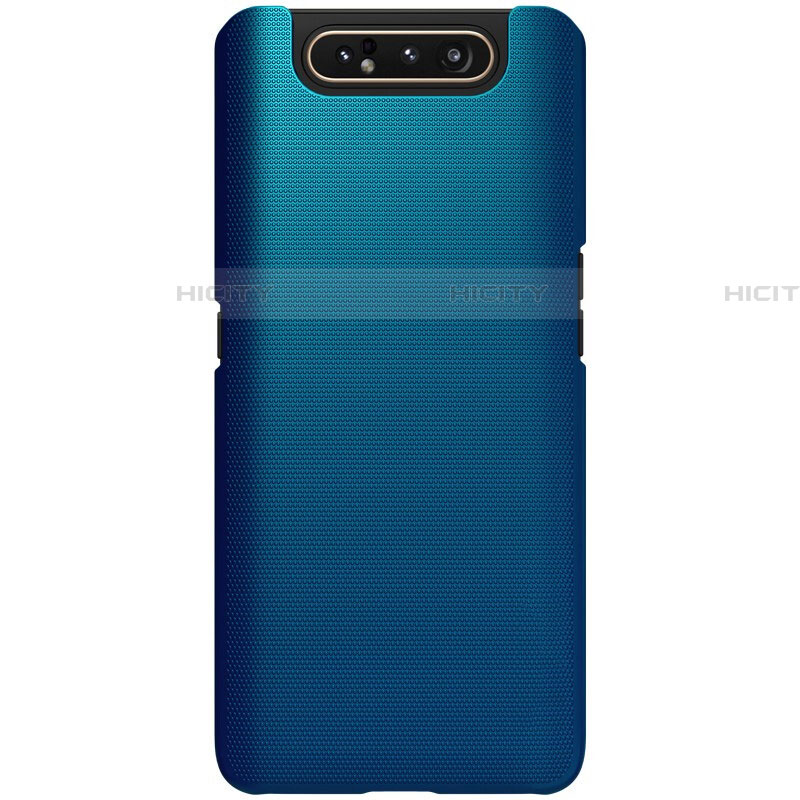 Handyhülle Hülle Kunststoff Schutzhülle Tasche Matt P01 für Samsung Galaxy A90 4G Blau