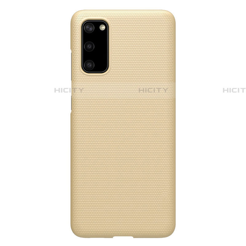 Handyhülle Hülle Kunststoff Schutzhülle Tasche Matt P01 für Samsung Galaxy S20 Gold Plus