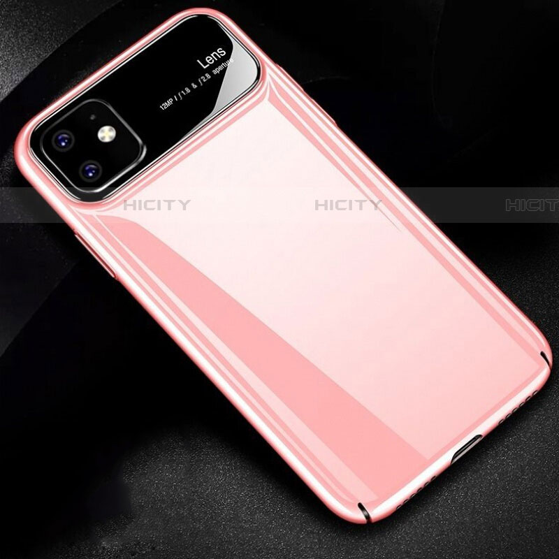 Handyhülle Hülle Kunststoff Schutzhülle Tasche Matt P02 für Apple iPhone 11 Rosa Plus