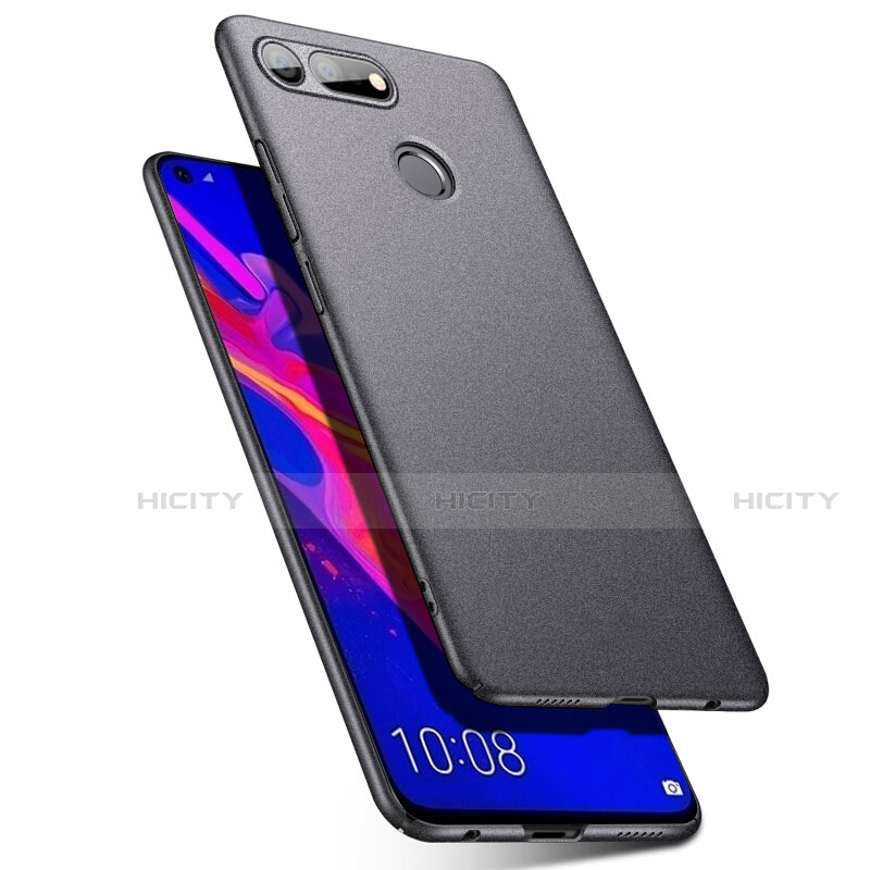 Handyhülle Hülle Kunststoff Schutzhülle Tasche Matt P03 für Huawei Honor V20 Dunkelgrau Plus