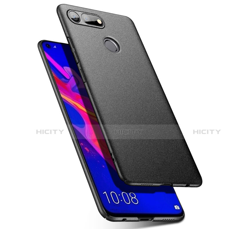 Handyhülle Hülle Kunststoff Schutzhülle Tasche Matt P03 für Huawei Honor V20 Schwarz