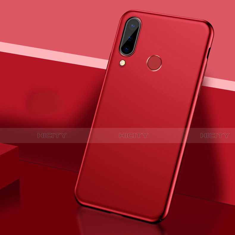 Handyhülle Hülle Kunststoff Schutzhülle Tasche Matt P03 für Huawei P30 Lite Rot