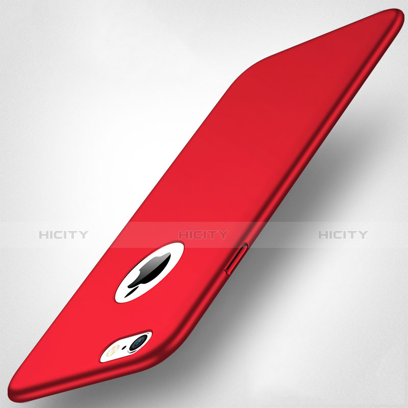 Handyhülle Hülle Kunststoff Schutzhülle Tasche Matt P09 für Apple iPhone 6 Rot