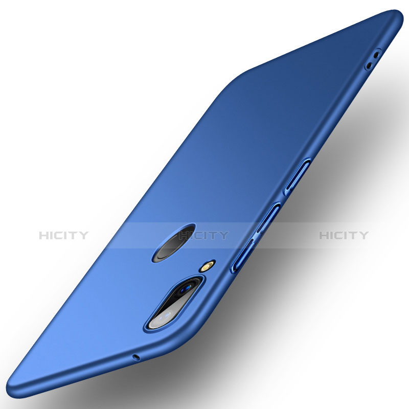 Handyhülle Hülle Kunststoff Schutzhülle Tasche Matt R01 für Huawei Y9 (2019) Blau