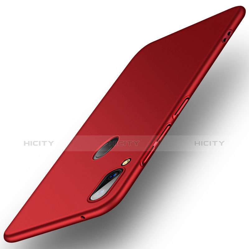 Handyhülle Hülle Kunststoff Schutzhülle Tasche Matt R01 für Huawei Y9 (2019) Rot Plus