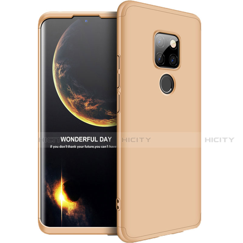 Handyhülle Hülle Kunststoff Schutzhülle Tasche Matt Vorder und Rückseite 360 Grad F01 für Huawei Mate 20 Gold Plus