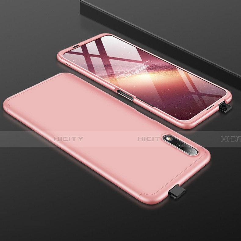 Handyhülle Hülle Kunststoff Schutzhülle Tasche Matt Vorder und Rückseite 360 Grad für Huawei Honor 9X Rosegold