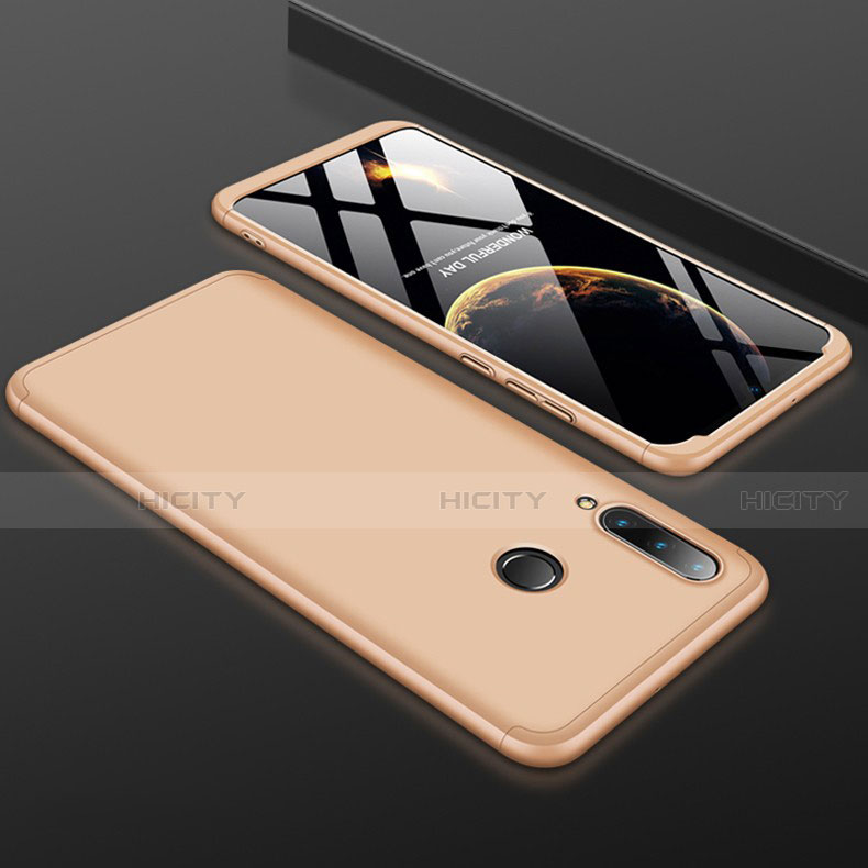 Handyhülle Hülle Kunststoff Schutzhülle Tasche Matt Vorder und Rückseite 360 Grad für Huawei Nova 4e Gold