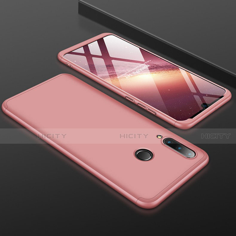 Handyhülle Hülle Kunststoff Schutzhülle Tasche Matt Vorder und Rückseite 360 Grad für Huawei Nova 4e Rosegold