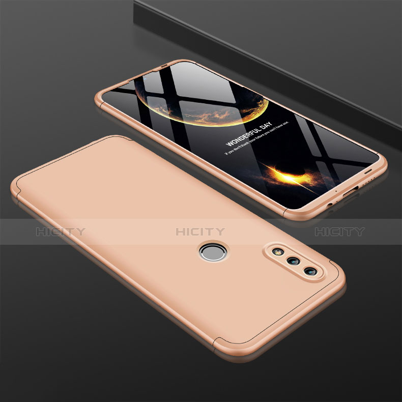 Handyhülle Hülle Kunststoff Schutzhülle Tasche Matt Vorder und Rückseite 360 Grad für Huawei P Smart (2019) Gold Plus