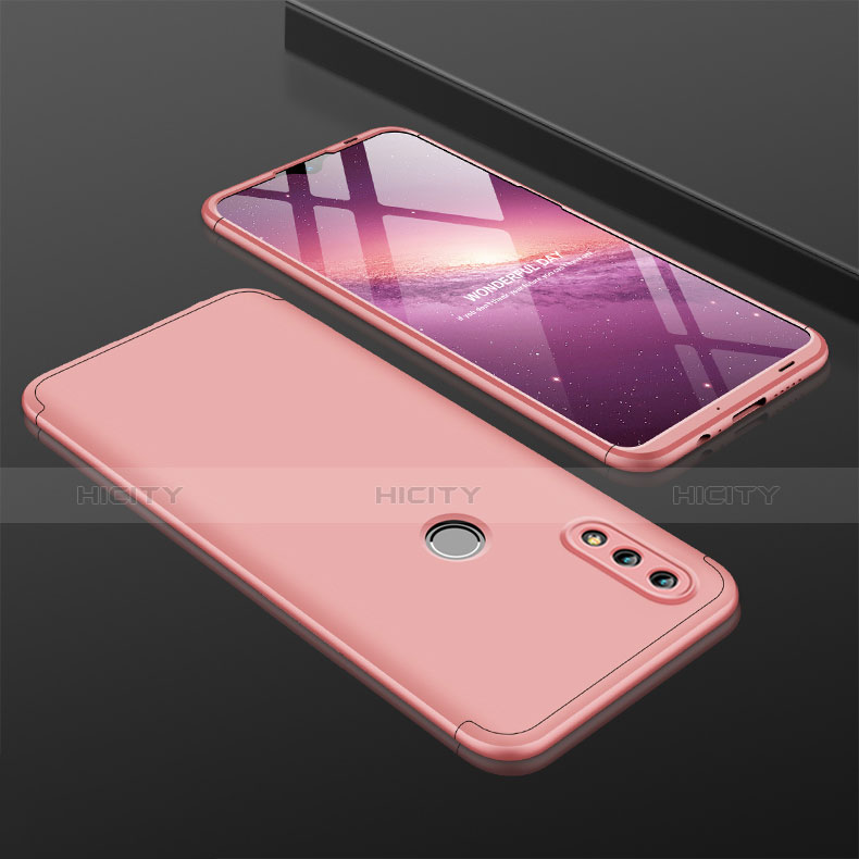 Handyhülle Hülle Kunststoff Schutzhülle Tasche Matt Vorder und Rückseite 360 Grad für Huawei P Smart (2019) Rosegold