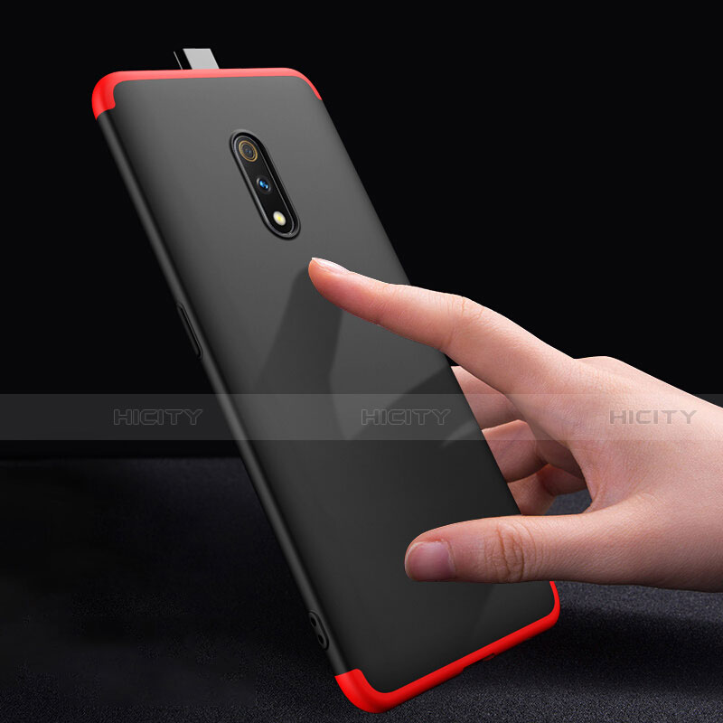 Handyhülle Hülle Kunststoff Schutzhülle Tasche Matt Vorder und Rückseite 360 Grad für Oppo Realme X