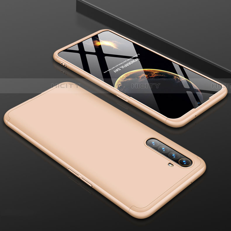 Handyhülle Hülle Kunststoff Schutzhülle Tasche Matt Vorder und Rückseite 360 Grad M01 für Oppo K5 Gold Plus