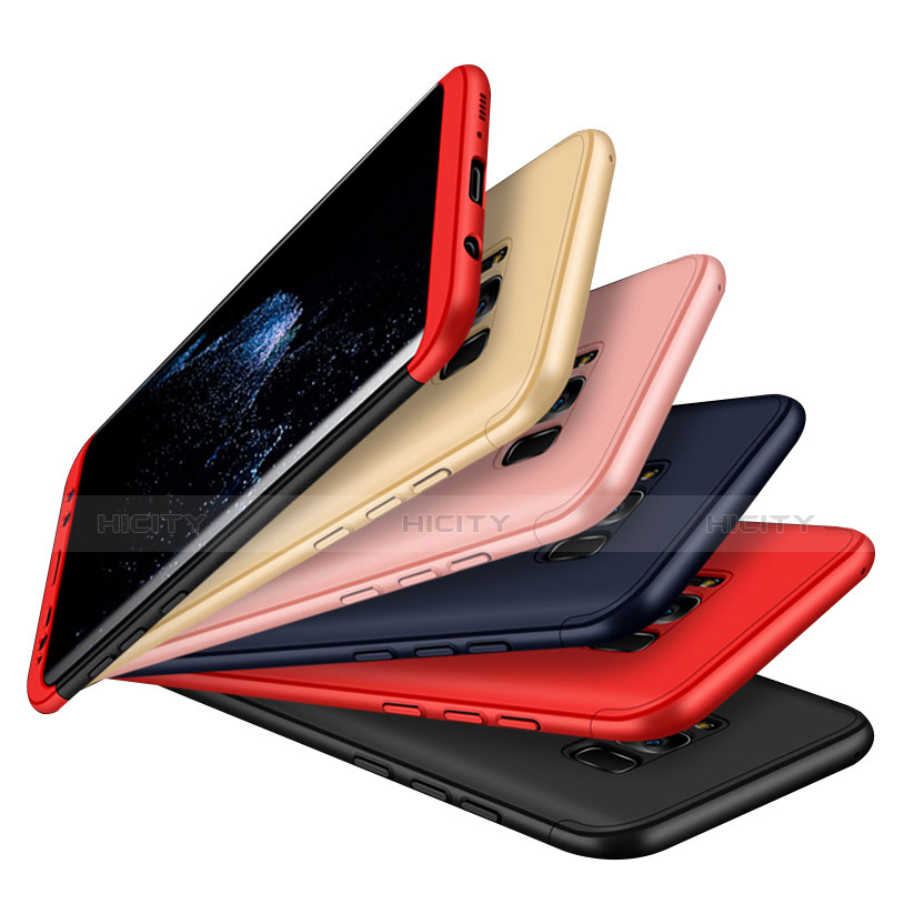Handyhülle Hülle Kunststoff Schutzhülle Tasche Matt Vorder und Rückseite 360 Grad M01 für Samsung Galaxy S8