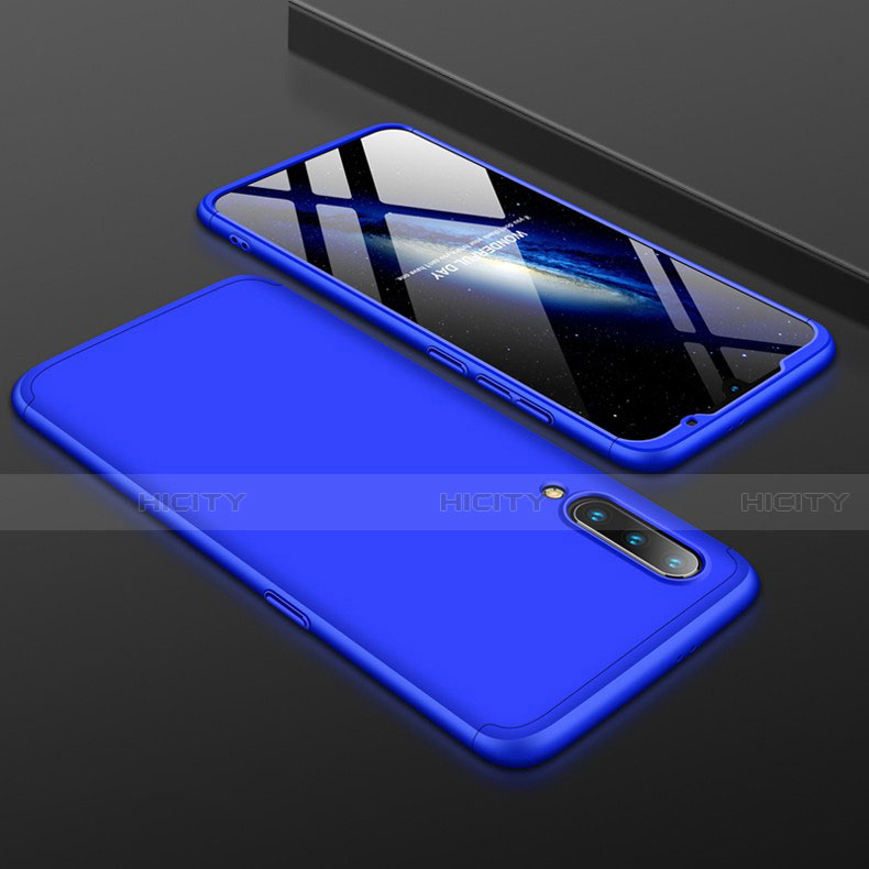 Handyhülle Hülle Kunststoff Schutzhülle Tasche Matt Vorder und Rückseite 360 Grad M01 für Xiaomi Mi 9 Blau Plus