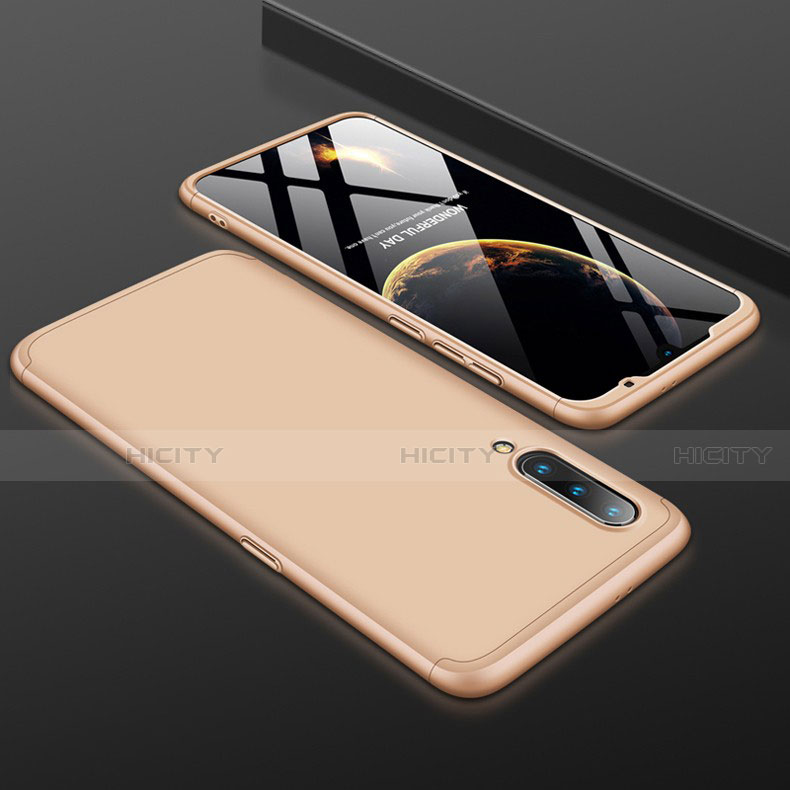 Handyhülle Hülle Kunststoff Schutzhülle Tasche Matt Vorder und Rückseite 360 Grad M01 für Xiaomi Mi 9 Lite Gold