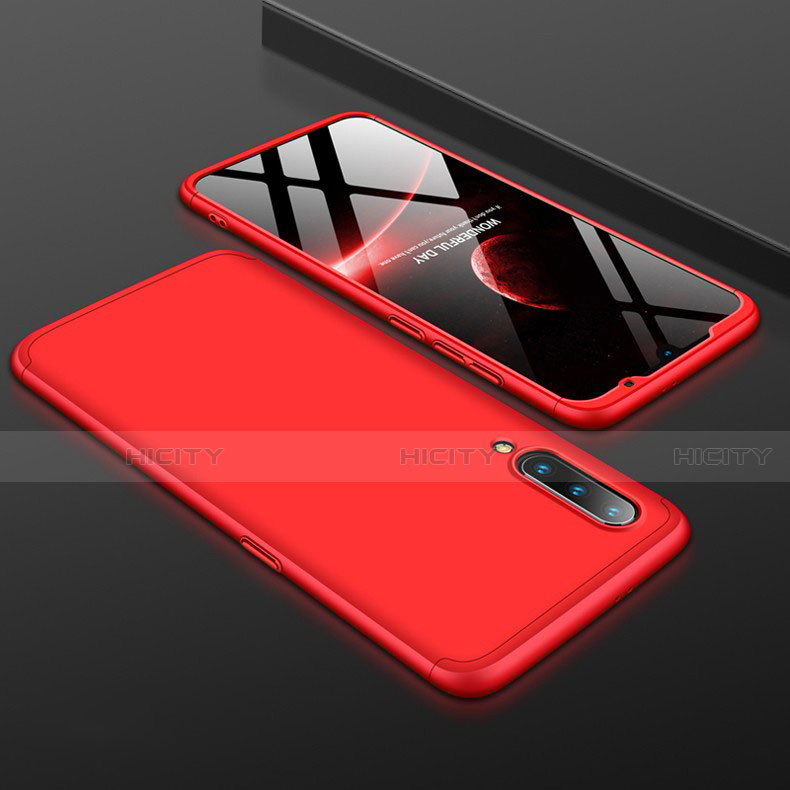 Handyhülle Hülle Kunststoff Schutzhülle Tasche Matt Vorder und Rückseite 360 Grad M01 für Xiaomi Mi 9 Rot
