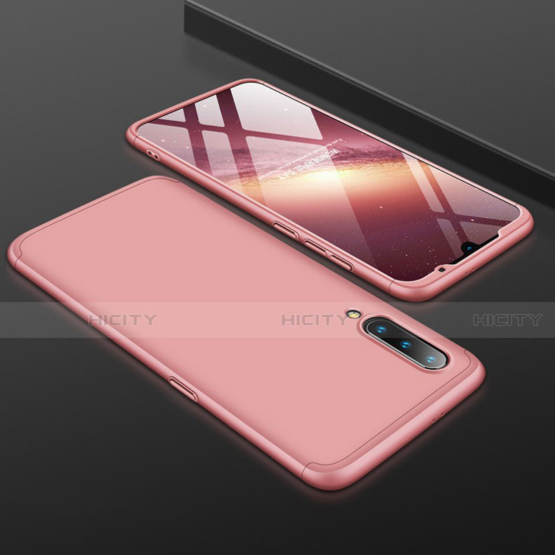 Handyhülle Hülle Kunststoff Schutzhülle Tasche Matt Vorder und Rückseite 360 Grad M01 für Xiaomi Mi A3 Lite Rosegold