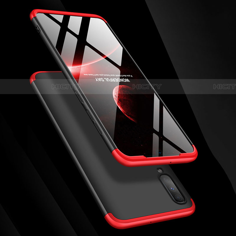 Handyhülle Hülle Kunststoff Schutzhülle Tasche Matt Vorder und Rückseite 360 Grad mit Fingerring Ständer für Samsung Galaxy A70