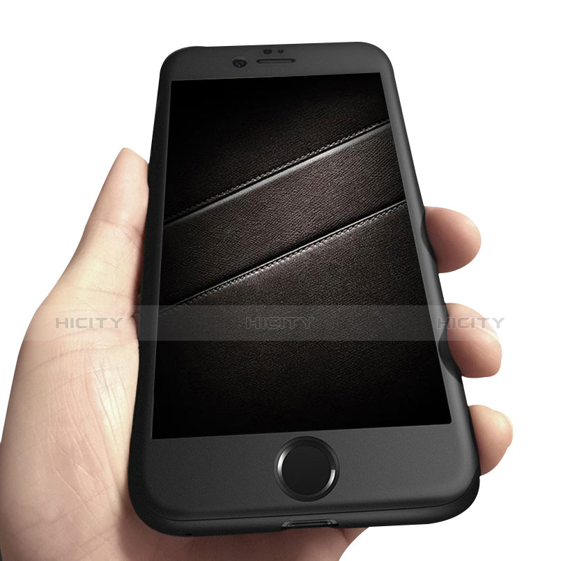 Handyhülle Hülle Kunststoff Schutzhülle Tasche Matt Vorder und Rückseite 360 Grad Q01 für Apple iPhone 6S