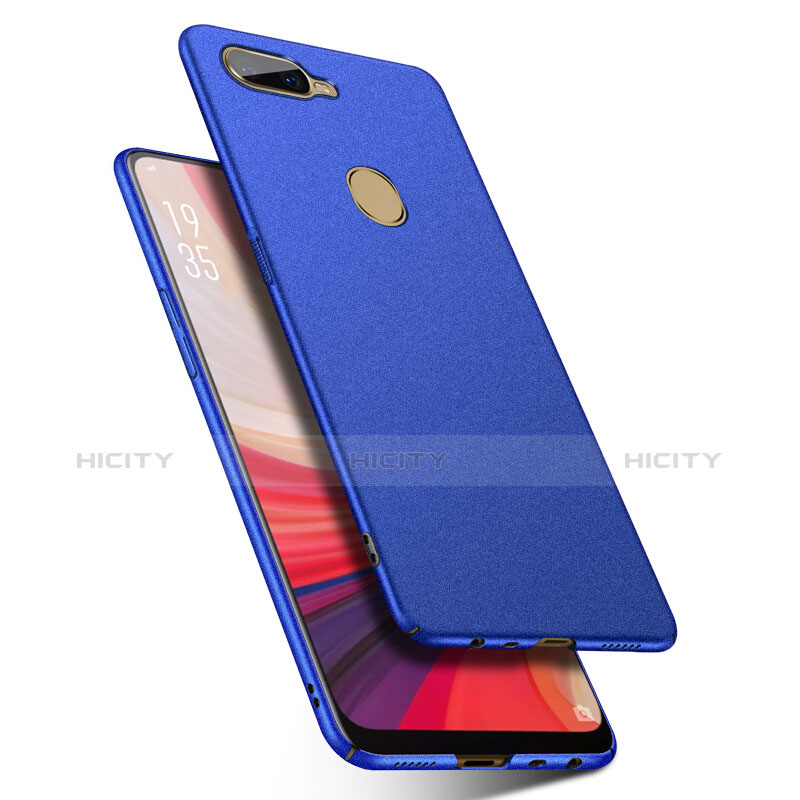 Handyhülle Hülle Kunststoff Schutzhülle Tasche Treibsand für Oppo AX7 Blau