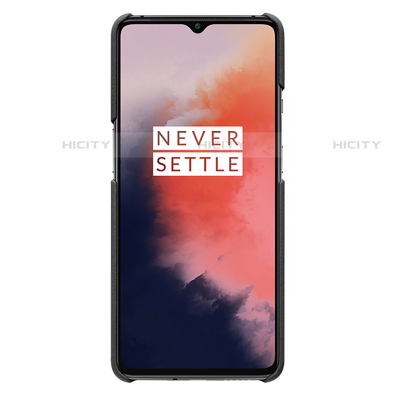 Handyhülle Hülle Kunststoff Schutzhülle Treibsand für OnePlus 7T Schwarz groß