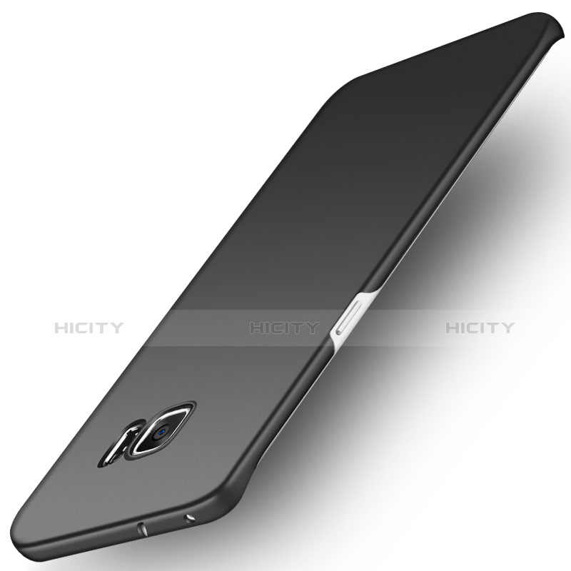 Handyhülle Hülle Kunststoff Schutzhülle Treibsand für Samsung Galaxy S6 Edge+ Plus SM-G928F Schwarz