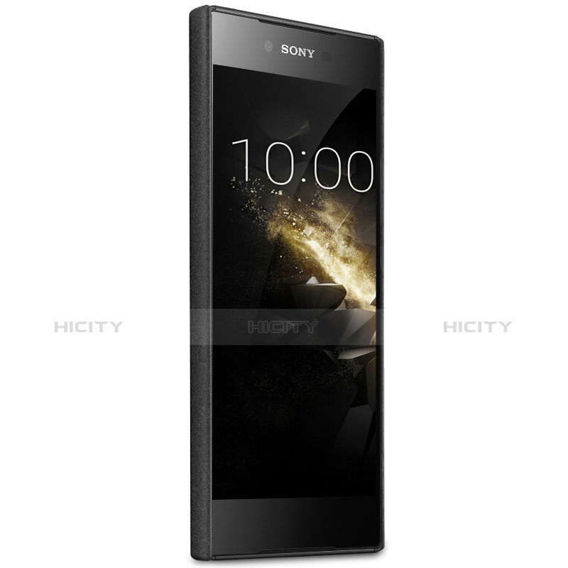 Handyhülle Hülle Kunststoff Schutzhülle Treibsand für Sony Xperia XA1 Schwarz