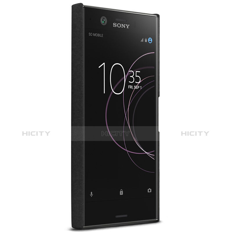 Handyhülle Hülle Kunststoff Schutzhülle Treibsand für Sony Xperia XZ1 Compact Schwarz