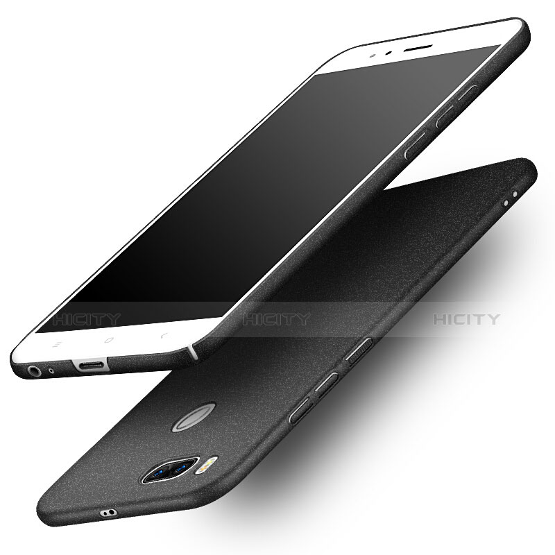 Handyhülle Hülle Kunststoff Schutzhülle Treibsand für Xiaomi Mi 5X Schwarz
