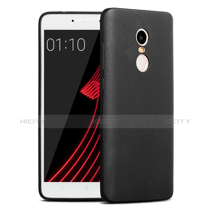 Handyhülle Hülle Kunststoff Schutzhülle Treibsand für Xiaomi Redmi Note 4 Standard Edition Schwarz