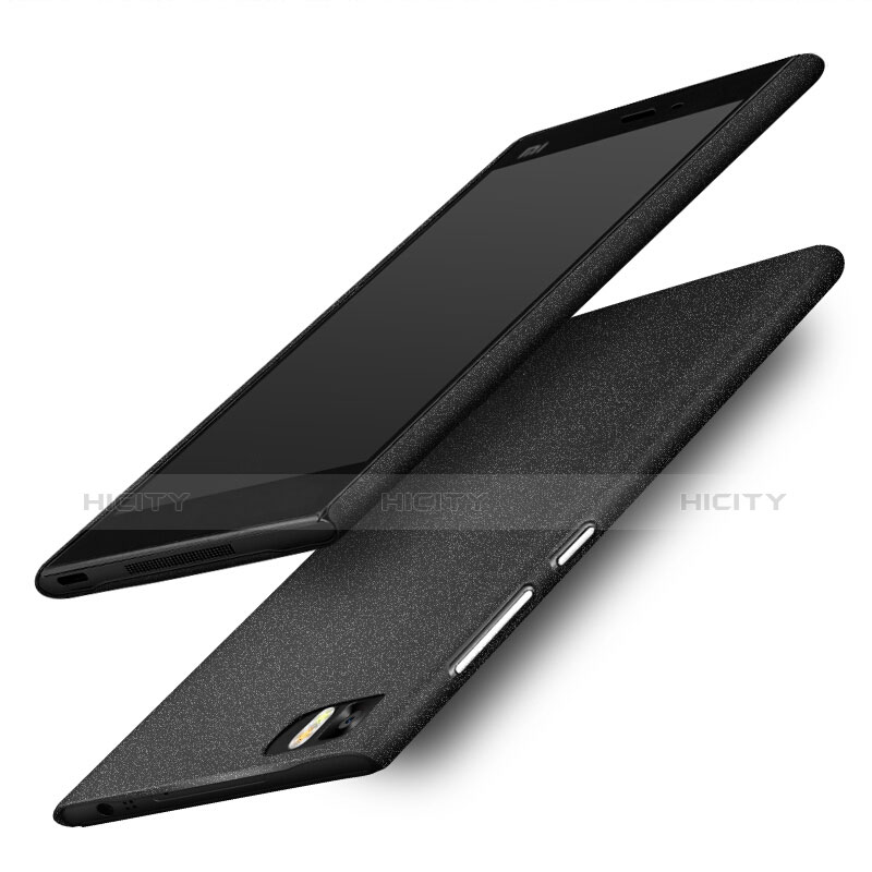 Handyhülle Hülle Kunststoff Schutzhülle Treibsand Q01 für Xiaomi Mi 3 Schwarz