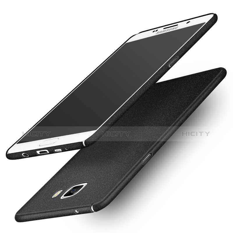Handyhülle Hülle Kunststoff Schutzhülle Treibsand R01 für Samsung Galaxy A9 (2016) A9000 Schwarz