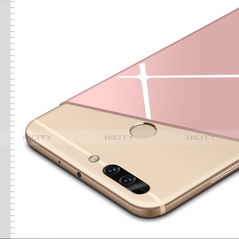 Handyhülle Hülle Kunststoff Tasche Matt Line für Huawei Honor V9 Rosegold