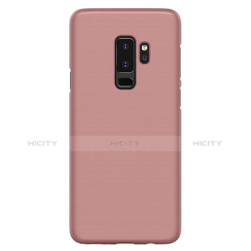 Handyhülle Hülle Kunststoff Tasche Matt M02 für Samsung Galaxy S9 Plus Rosegold