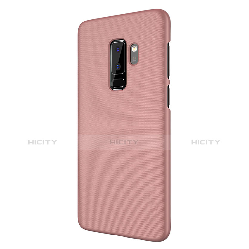 Handyhülle Hülle Kunststoff Tasche Matt M02 für Samsung Galaxy S9 Plus Rosegold