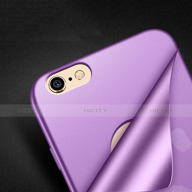 Handyhülle Hülle Kunststoff Tasche Matt P01 für Apple iPhone 6 Violett