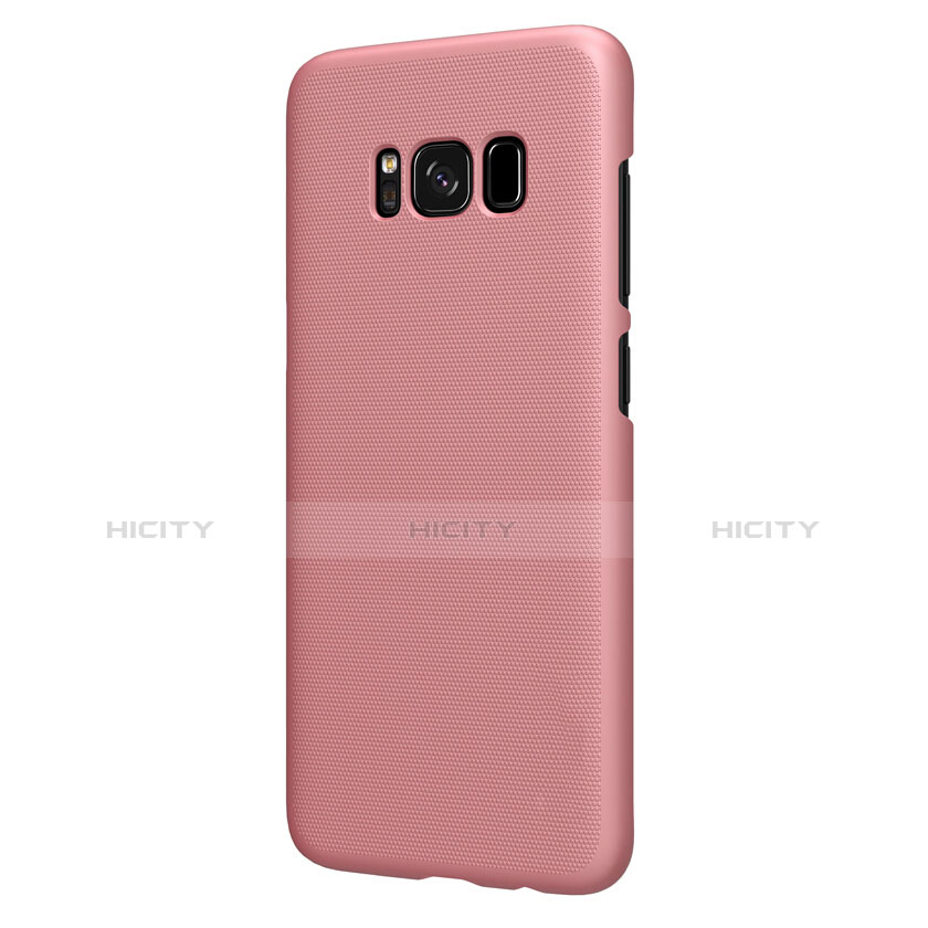 Handyhülle Hülle Kunststoff Tasche Matt P01 für Samsung Galaxy S8 Plus Rosegold