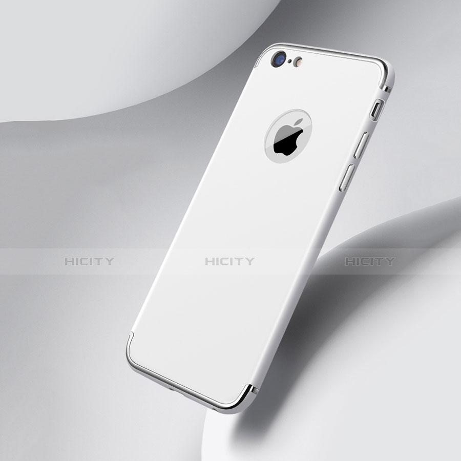 Handyhülle Hülle Luxus Aluminium Metall für Apple iPhone 6 Plus Silber