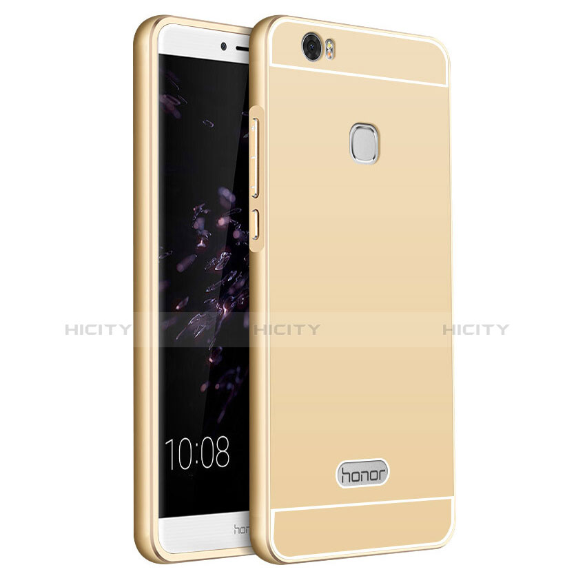 Handyhülle Hülle Luxus Aluminium Metall für Huawei Honor Note 8 Gold