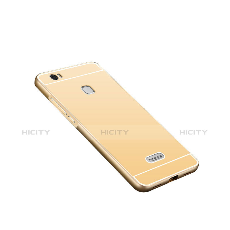 Handyhülle Hülle Luxus Aluminium Metall für Huawei Honor Note 8 Gold