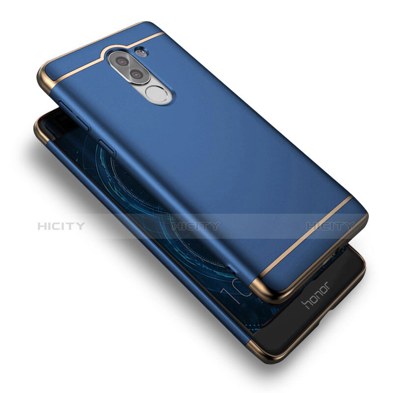 Handyhülle Hülle Luxus Aluminium Metall für Huawei Mate 9 Lite Blau Plus