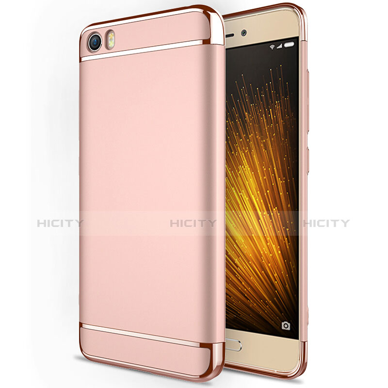 Handyhülle Hülle Luxus Aluminium Metall für Xiaomi Mi 5 Rosegold groß