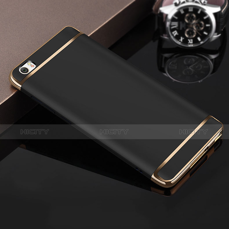 Handyhülle Hülle Luxus Aluminium Metall für Xiaomi Mi Note Schwarz