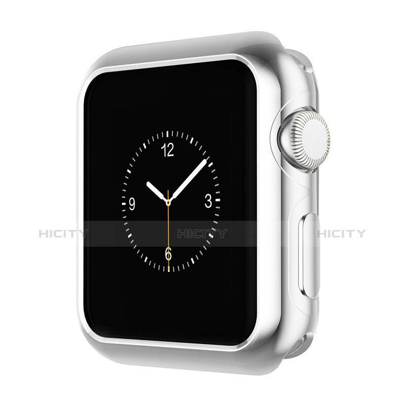 Handyhülle Hülle Luxus Aluminium Metall Rahmen A01 für Apple iWatch 2 38mm Silber