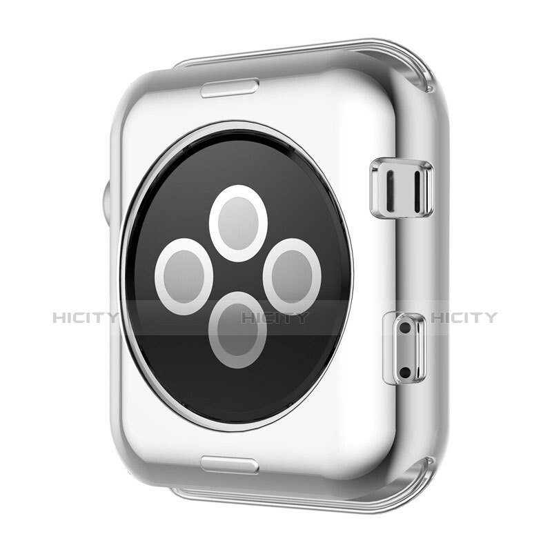 Handyhülle Hülle Luxus Aluminium Metall Rahmen A01 für Apple iWatch 2 38mm Silber