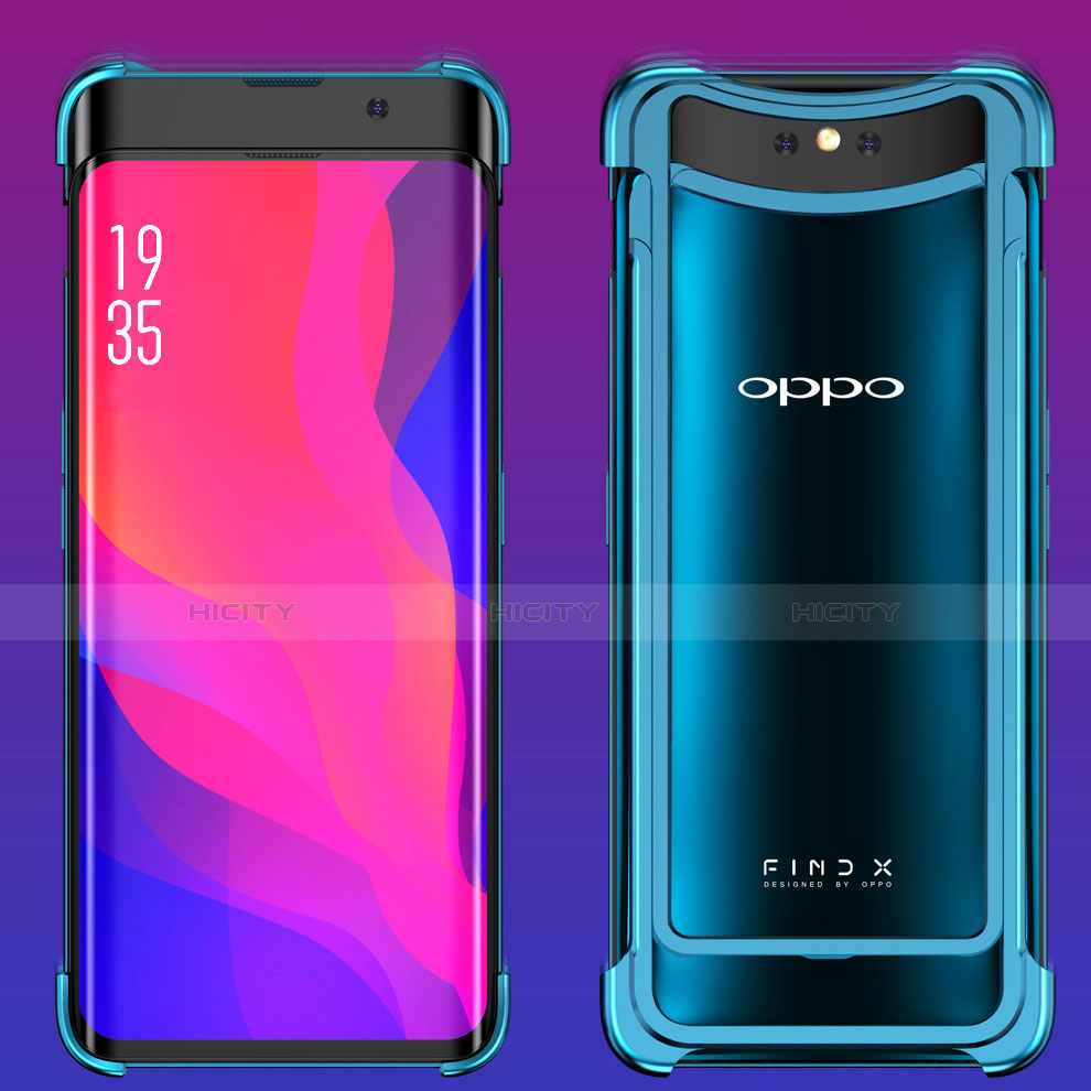 Handyhülle Hülle Luxus Aluminium Metall Rahmen für Oppo Find X Super Flash Edition