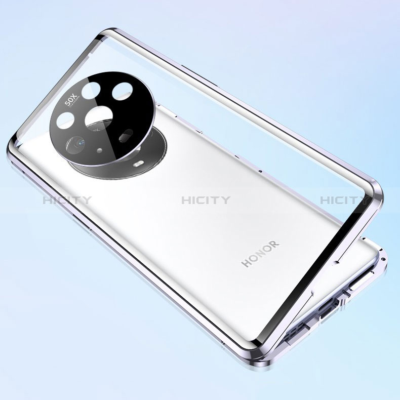 Handyhülle Hülle Luxus Aluminium Metall Rahmen Spiegel 360 Grad Ganzkörper Tasche für Huawei Honor Magic4 5G