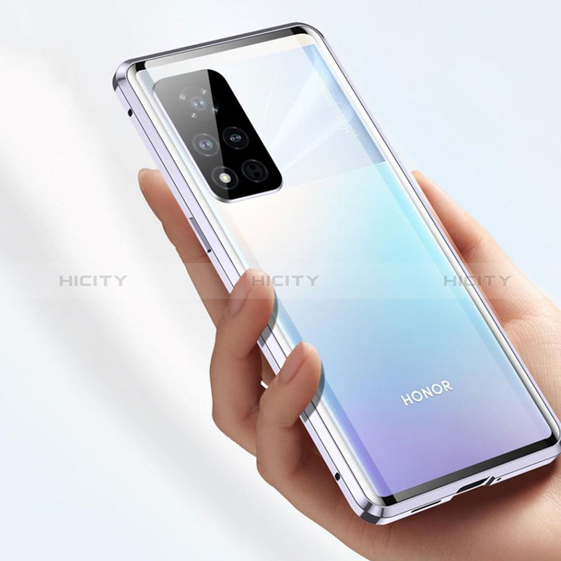 Handyhülle Hülle Luxus Aluminium Metall Rahmen Spiegel 360 Grad Ganzkörper Tasche für Huawei Honor V40 5G