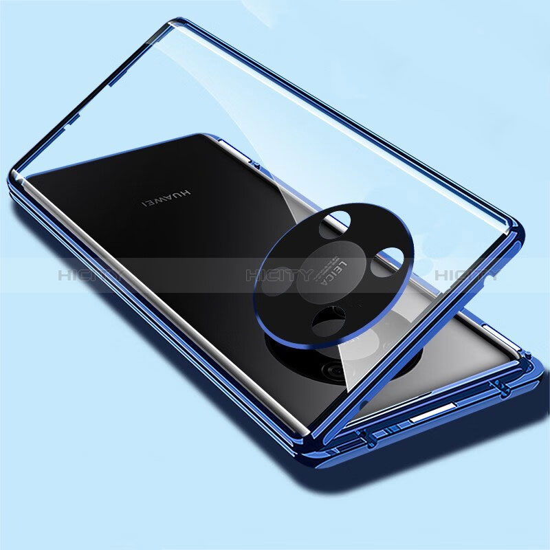 Handyhülle Hülle Luxus Aluminium Metall Rahmen Spiegel 360 Grad Ganzkörper Tasche für Huawei Nova Y90